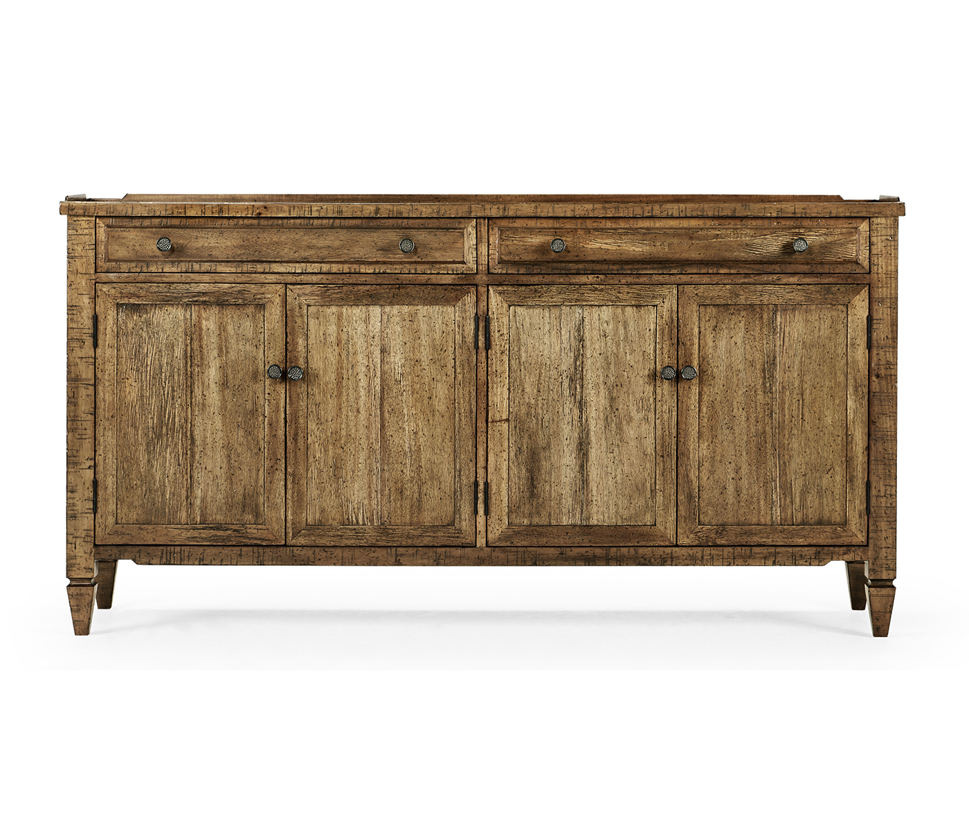 Casual Medium Driftwood Four Door Sideboard