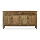 Casual Medium Driftwood Four Door Sideboard