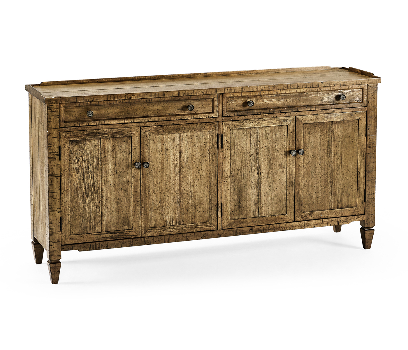 Casual Medium Driftwood Four Door Sideboard