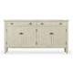 Casual Whitewash Driftwood Four Door Sideboard