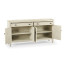 Casual Whitewash Driftwood Four Door Sideboard