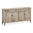 Casual Rustic Grey Four Door Sideboard