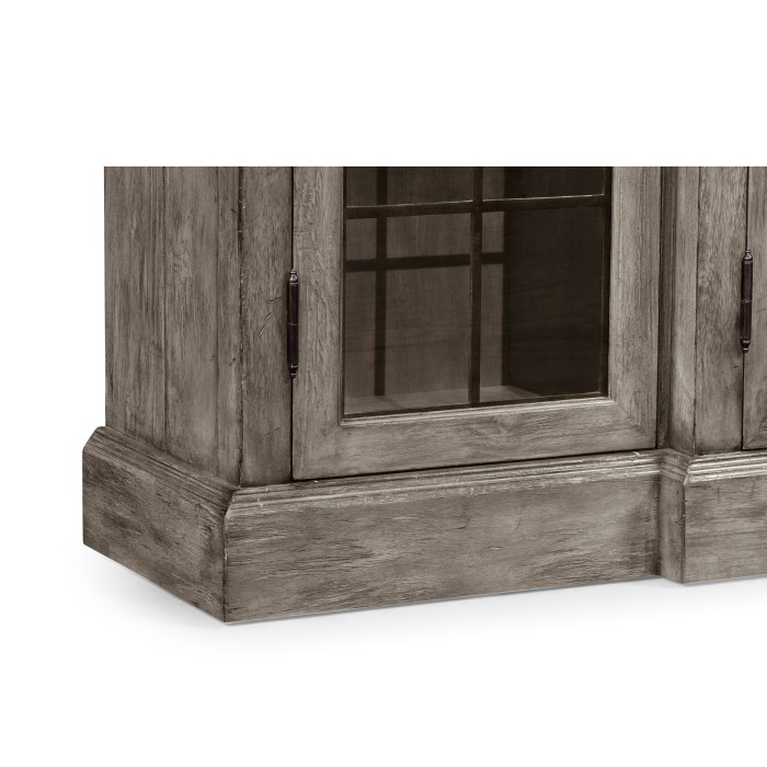 Casual Four Door China Display Cabinet