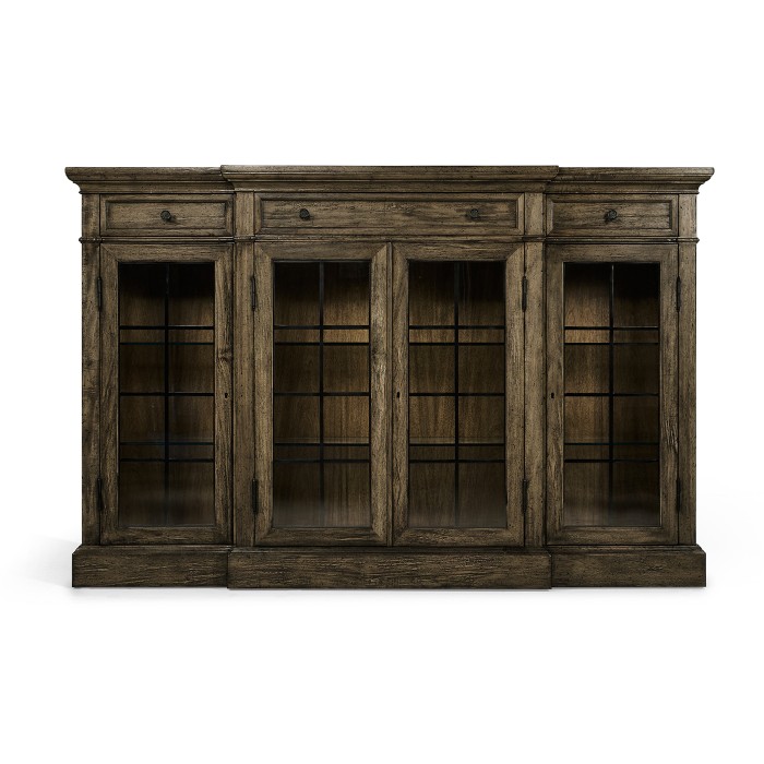 Casual Four Door China Display Cabinet