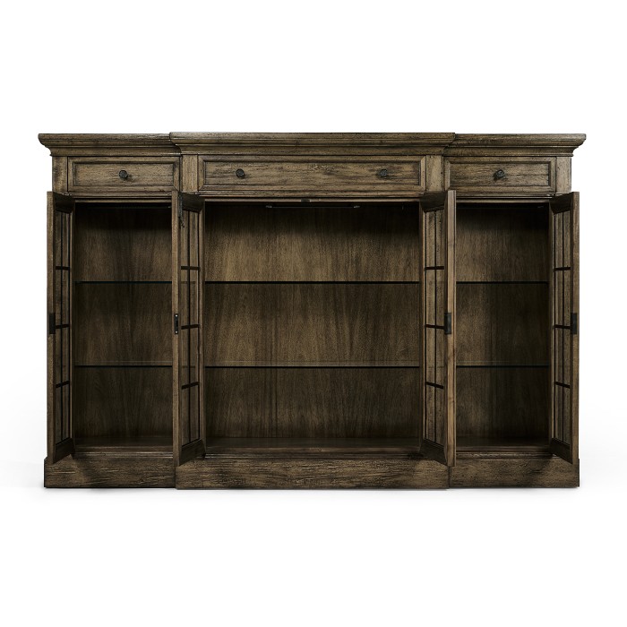 Casual Four Door China Display Cabinet