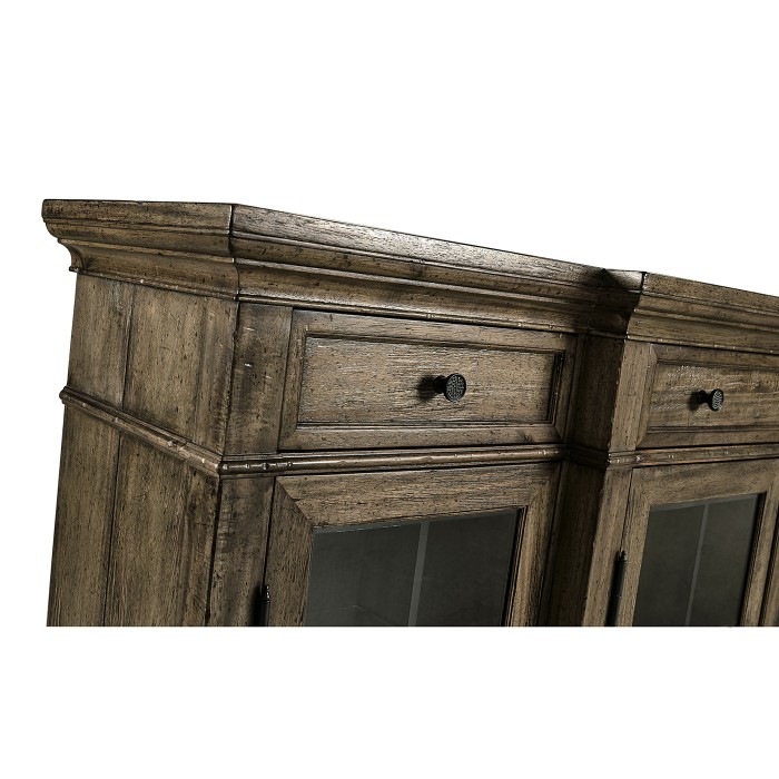 Casual Four Door China Display Cabinet
