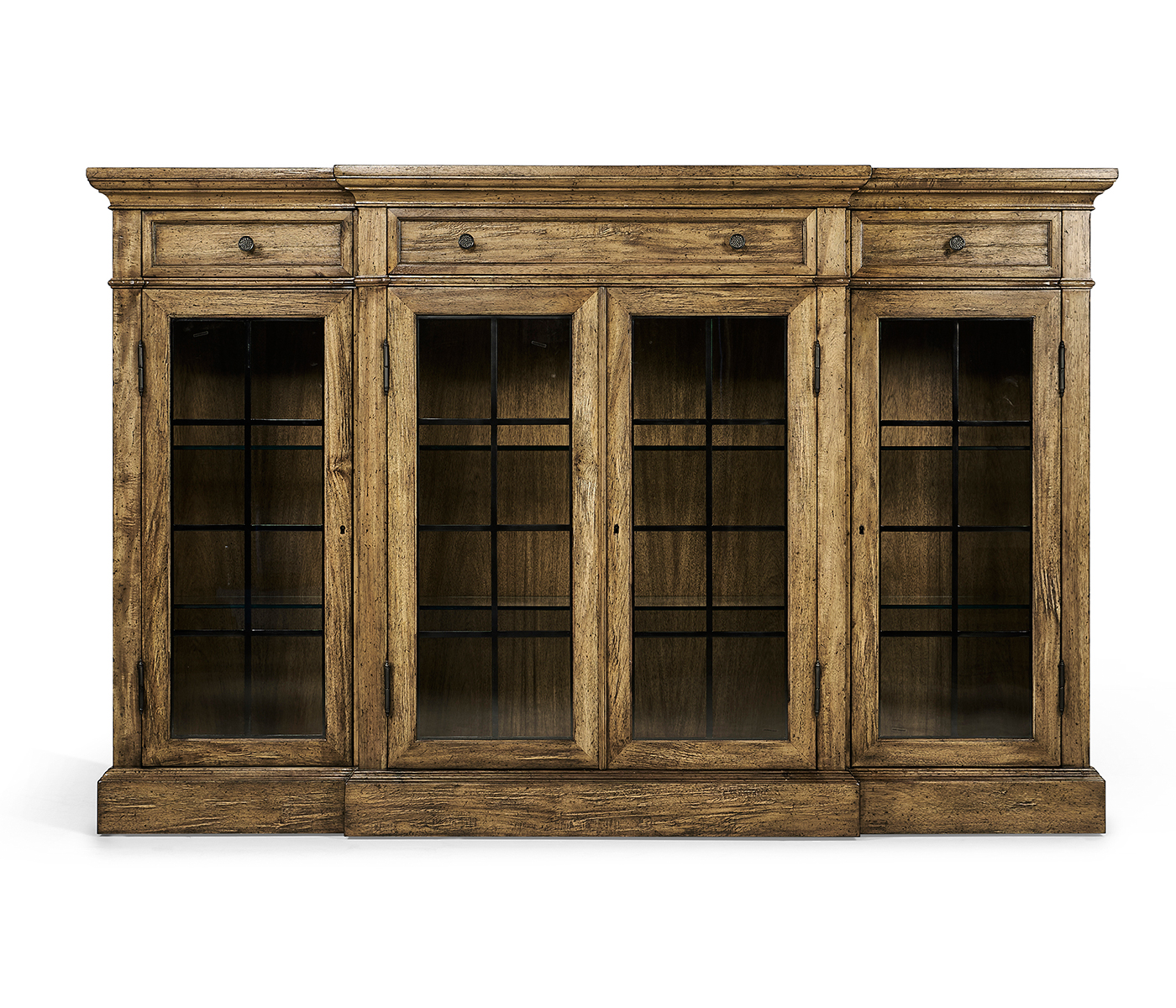 Casual Four Door China Display Cabinet