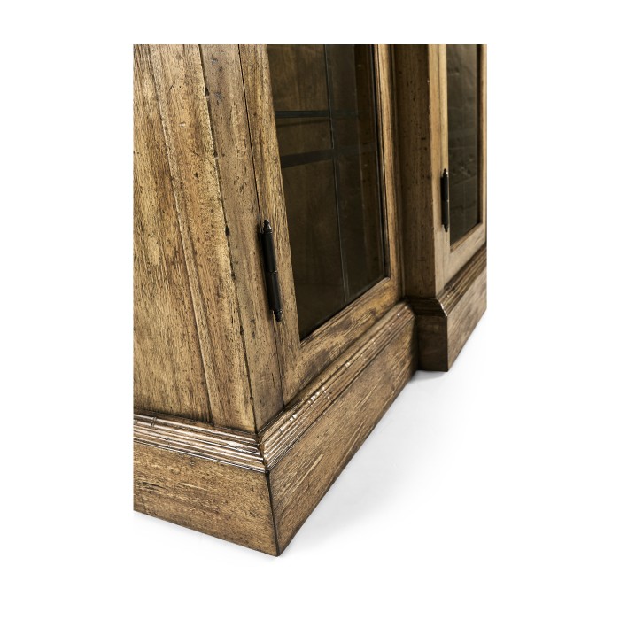 Casual Four Door China Display Cabinet