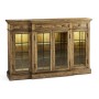 Casual Four Door China Display Cabinet
