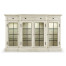 Casual Four Door China Display Cabinet