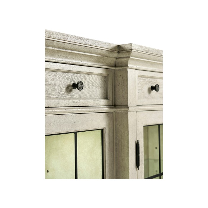 Casual Four Door China Display Cabinet