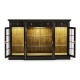 Casual Four Door China Display Cabinet