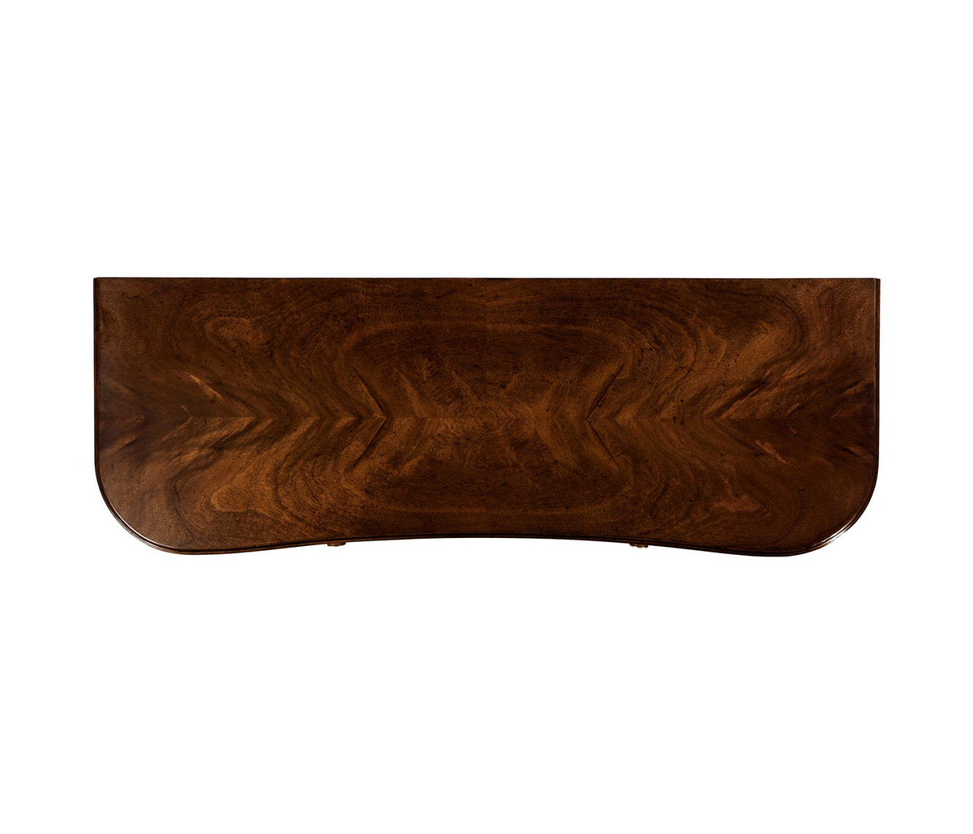 Console table of drawer in antique mahogany