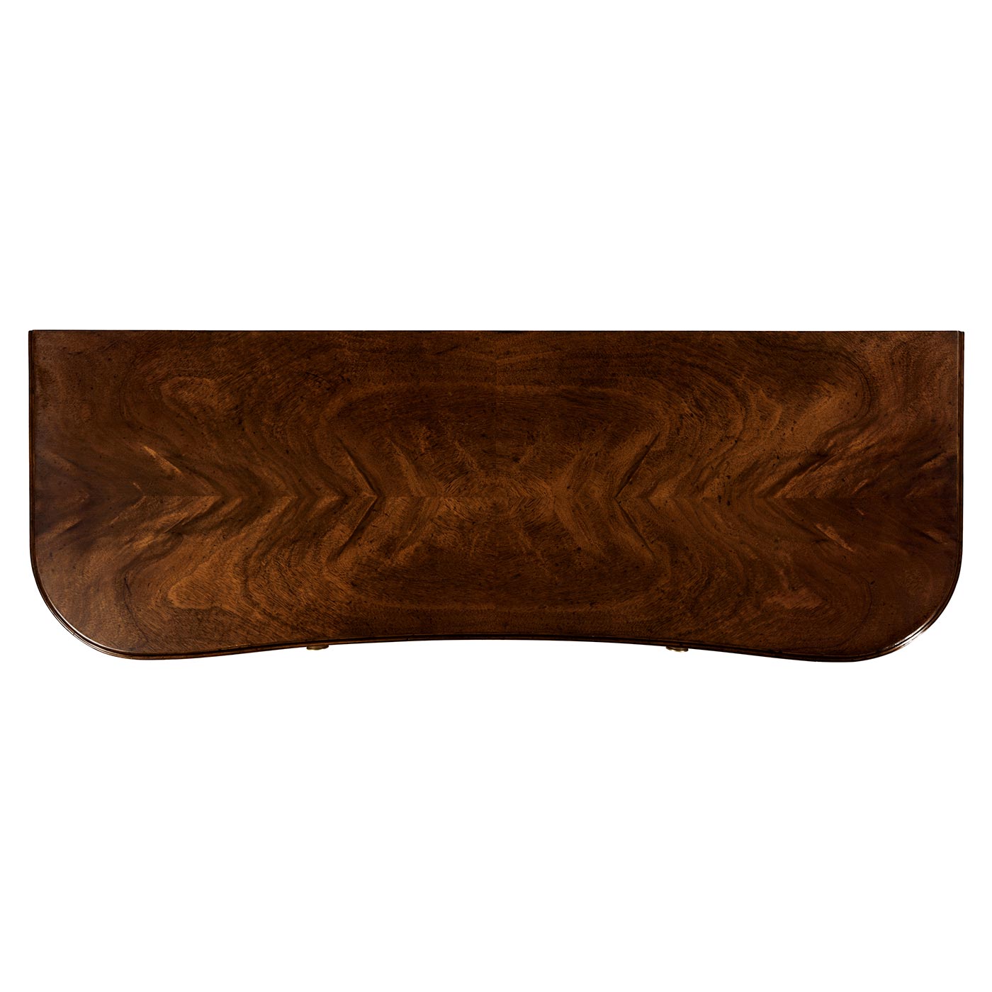 Console table of drawer in antique mahogany