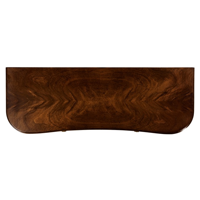 Console table of drawer in antique mahogany