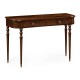 Console table of drawer in antique mahogany
