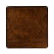 Square side table in antique mahogany