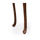 Square side table in antique mahogany