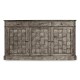 Antique Dark Grey Three Door Sideboard 65
