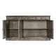 Antique Dark Grey Three Door Sideboard 65