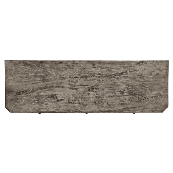 Antique Dark Grey Three Door Sideboard 65