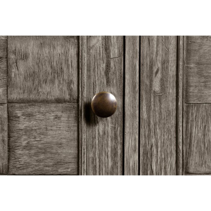 Antique Dark Grey Three Door Sideboard 65