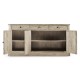 Rustic Grey Three Door Sideboard 65
