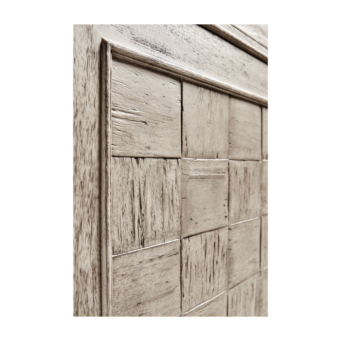 Rustic Grey Three Door Sideboard 65