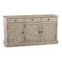 Rustic Grey Three Door Sideboard 65