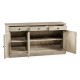 Rustic Grey Three Door Sideboard 65