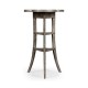 Trefoil Side Table in Antique Dark Grey
