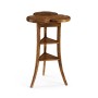 Trefoil Side Table in Country Walnut