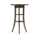 Trefoil Side Table in Dark Driftwood