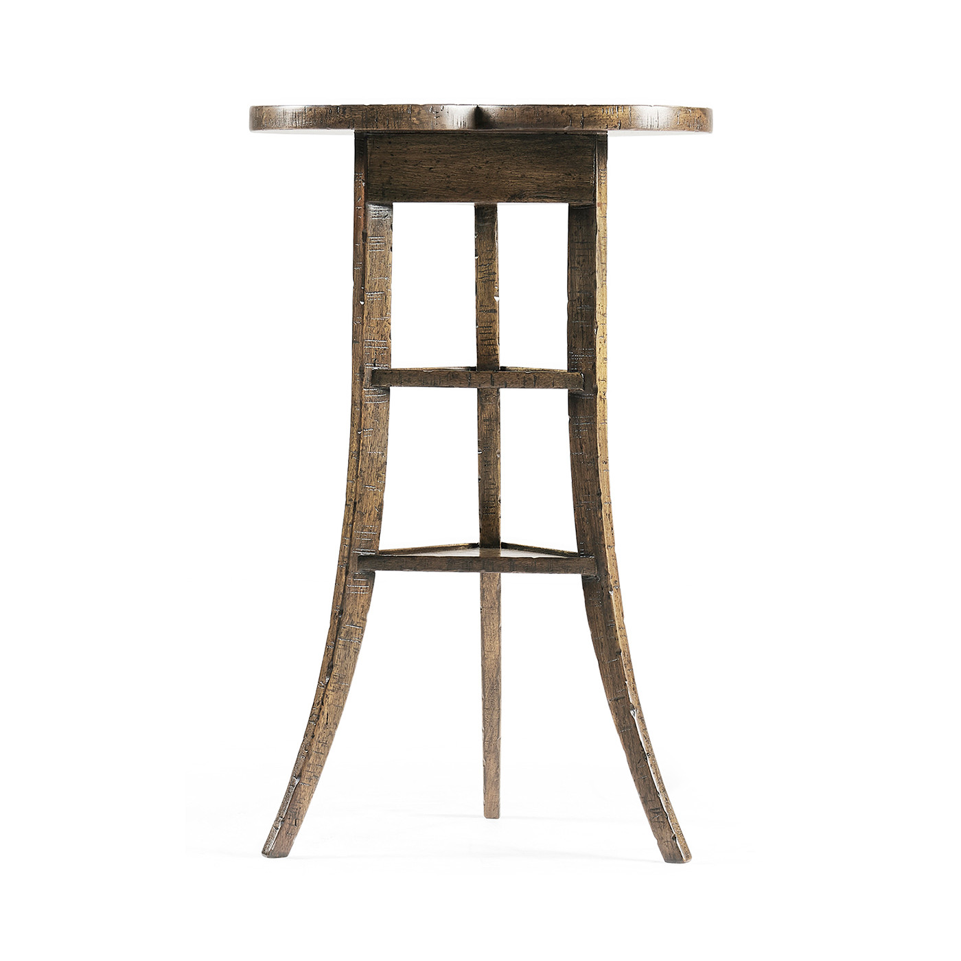 Trefoil Side Table in Medium Driftwood