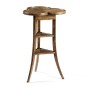Trefoil Side Table in Medium Driftwood