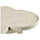 Trefoil Side Table in Whitewash Driftwood