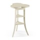 Trefoil Side Table in Whitewash Driftwood