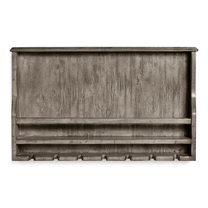 Wall Hanging Wine Rack in Antique Dark Grey