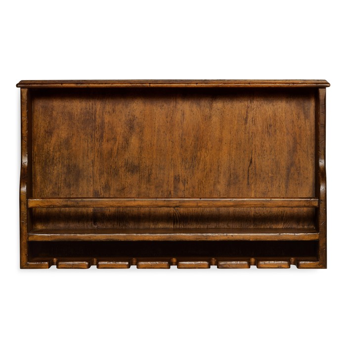 Wall Hanging Wine Rack in Country Walnut