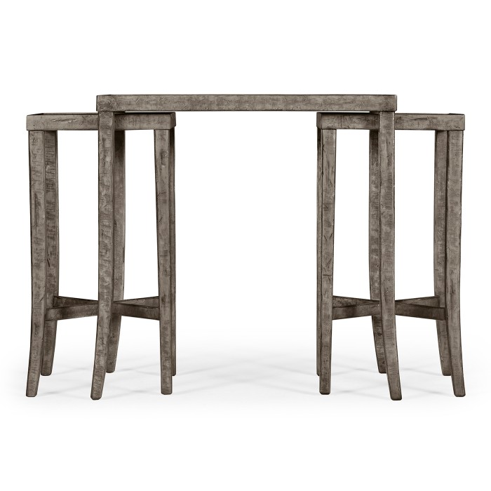 Nesting Cocktail Tables in Antique Dark Grey
