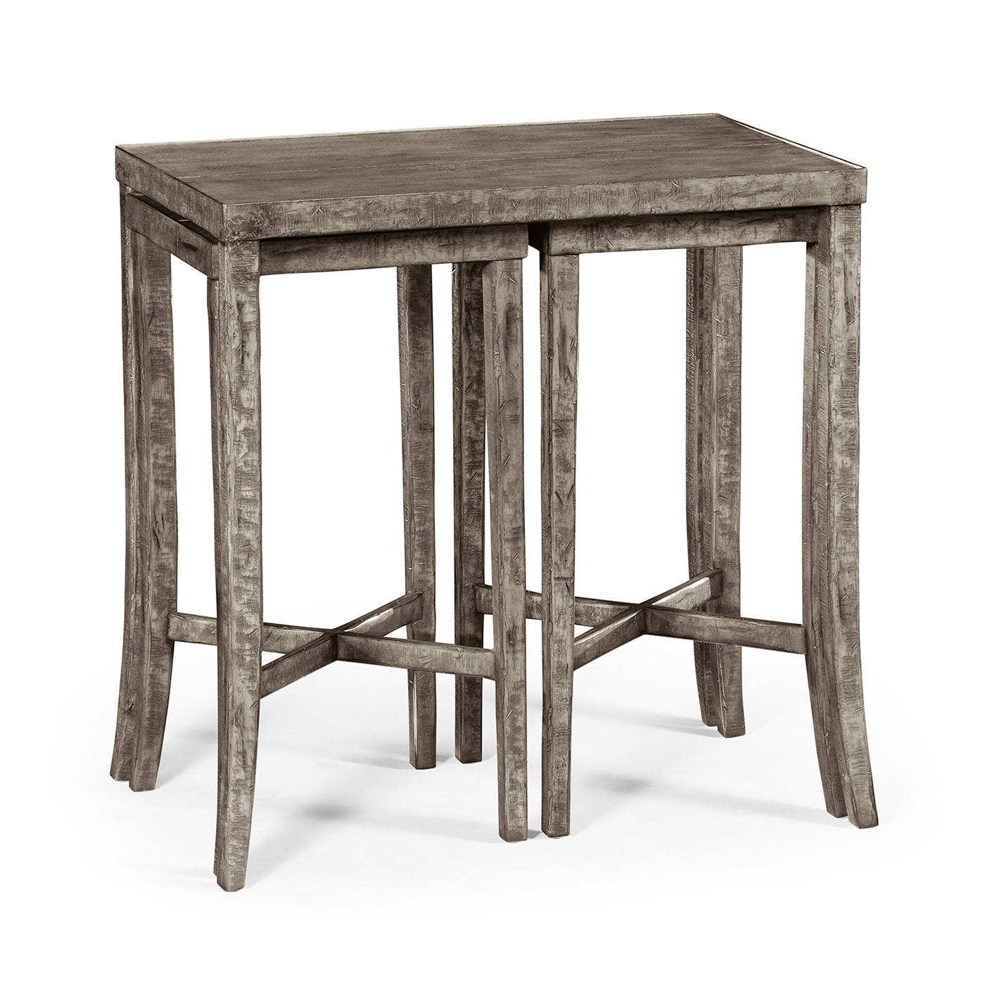Nesting Cocktail Tables in Antique Dark Grey