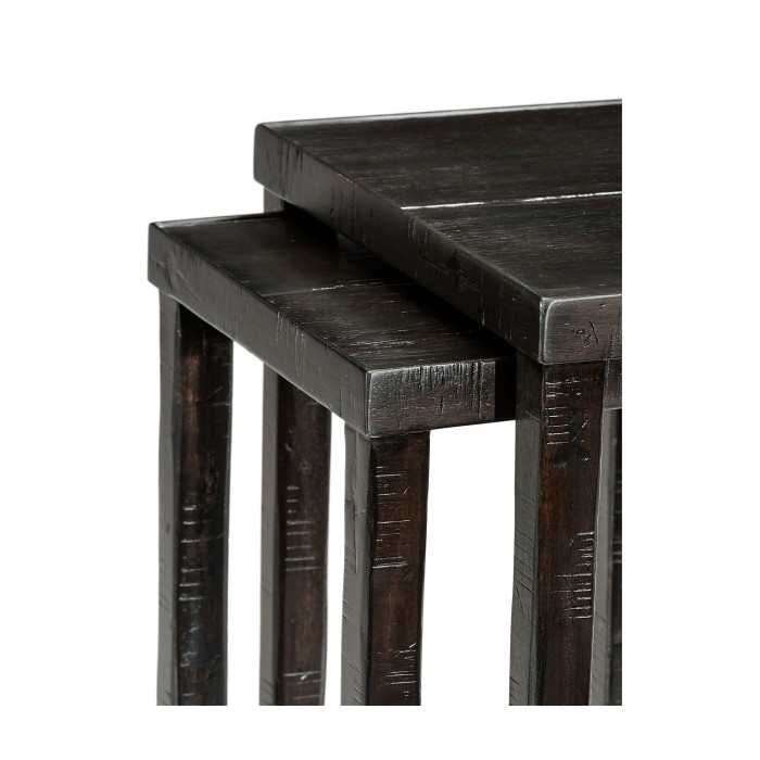 Nesting Cocktail Tables in Dark Ale