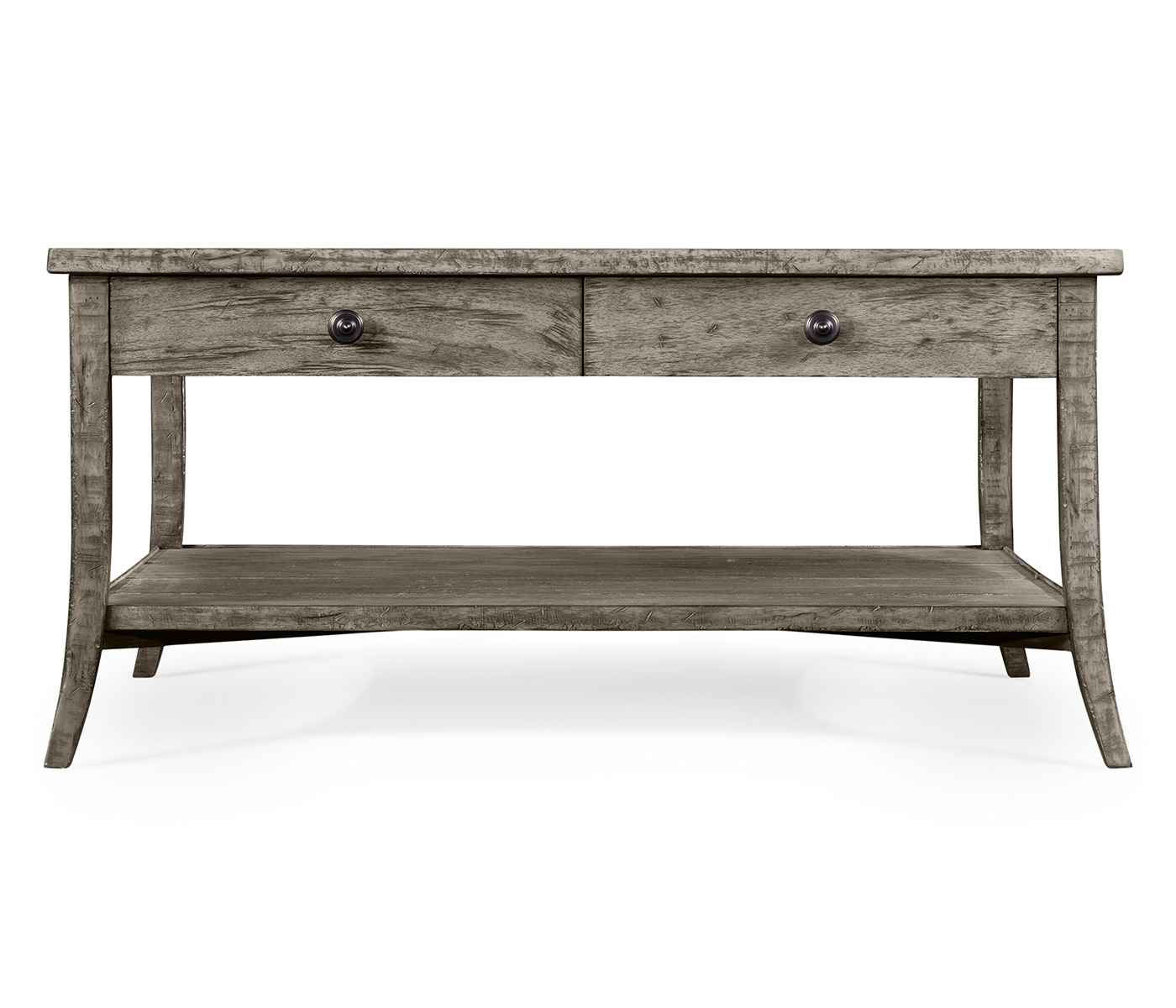 Square Coffee Table in Antique Dark Grey
