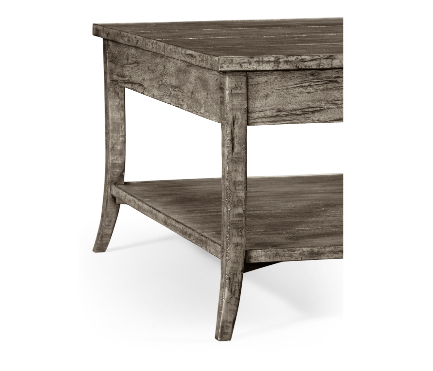 Square Coffee Table in Antique Dark Grey