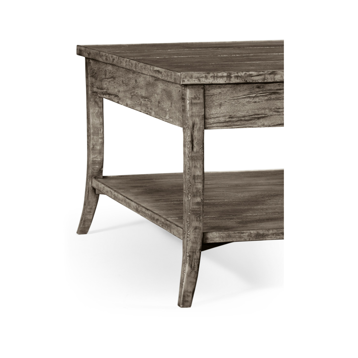 Square Coffee Table in Antique Dark Grey