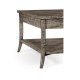 Square Coffee Table in Antique Dark Grey
