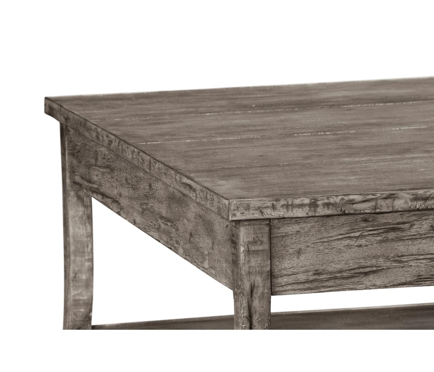 Square Coffee Table in Antique Dark Grey