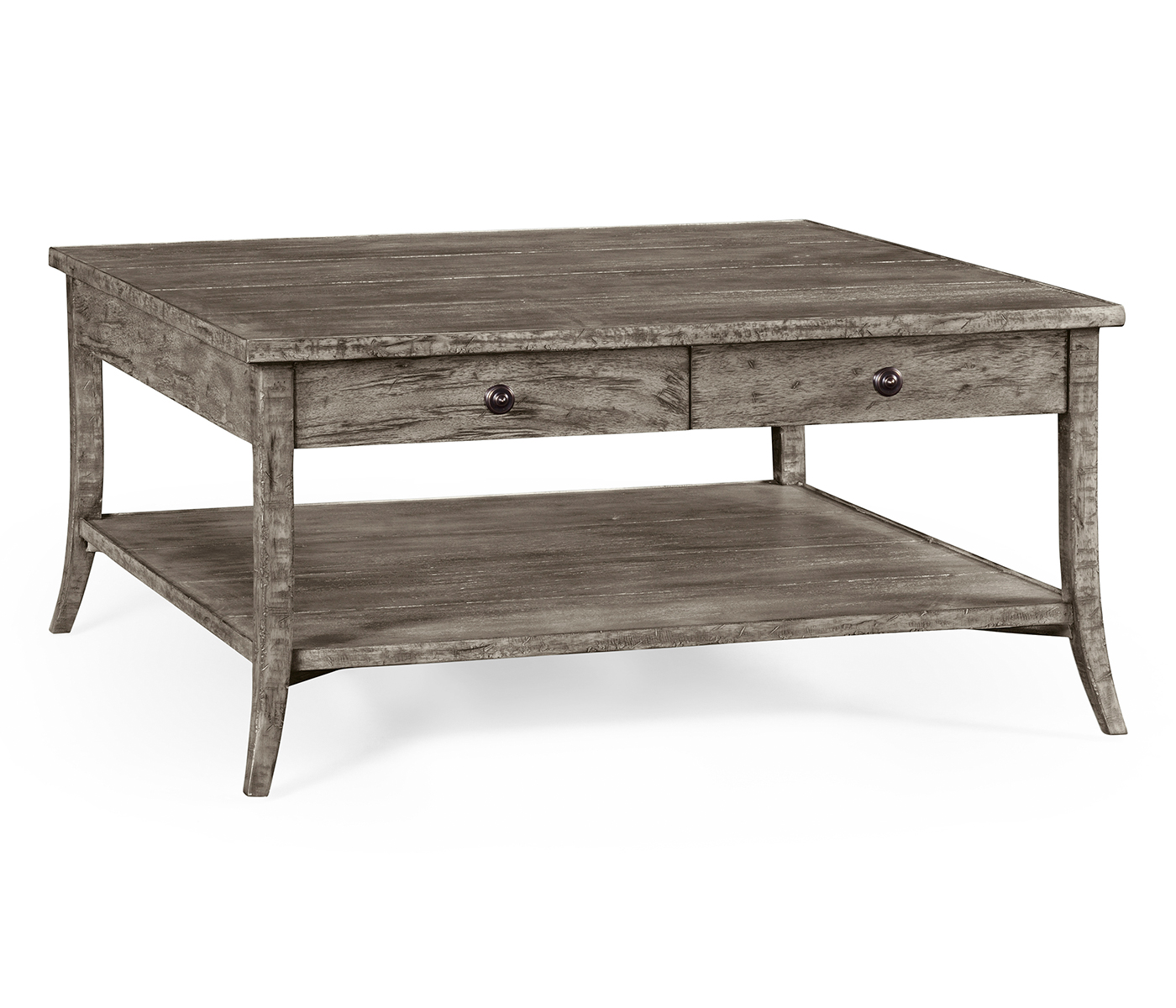 Square Coffee Table in Antique Dark Grey