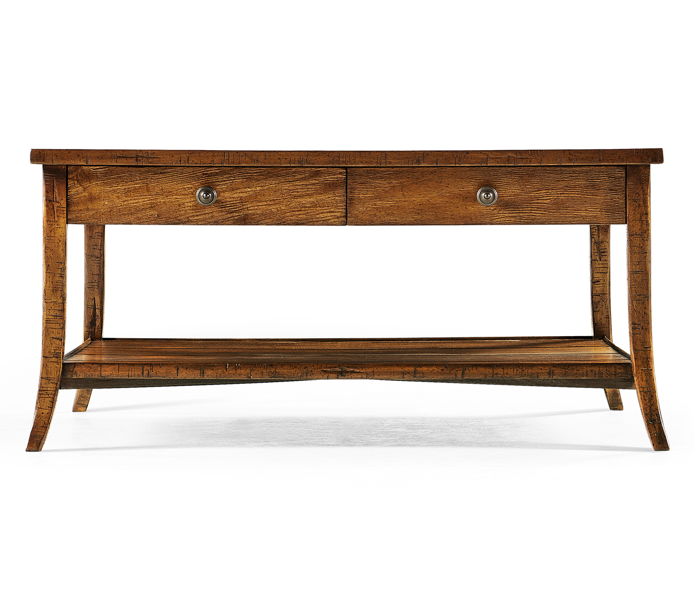 Square Coffee Table in Country Walnut