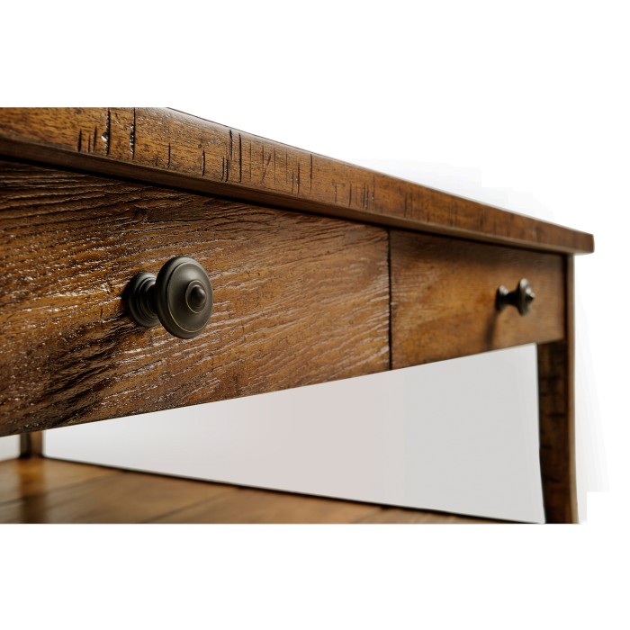Square Coffee Table in Country Walnut